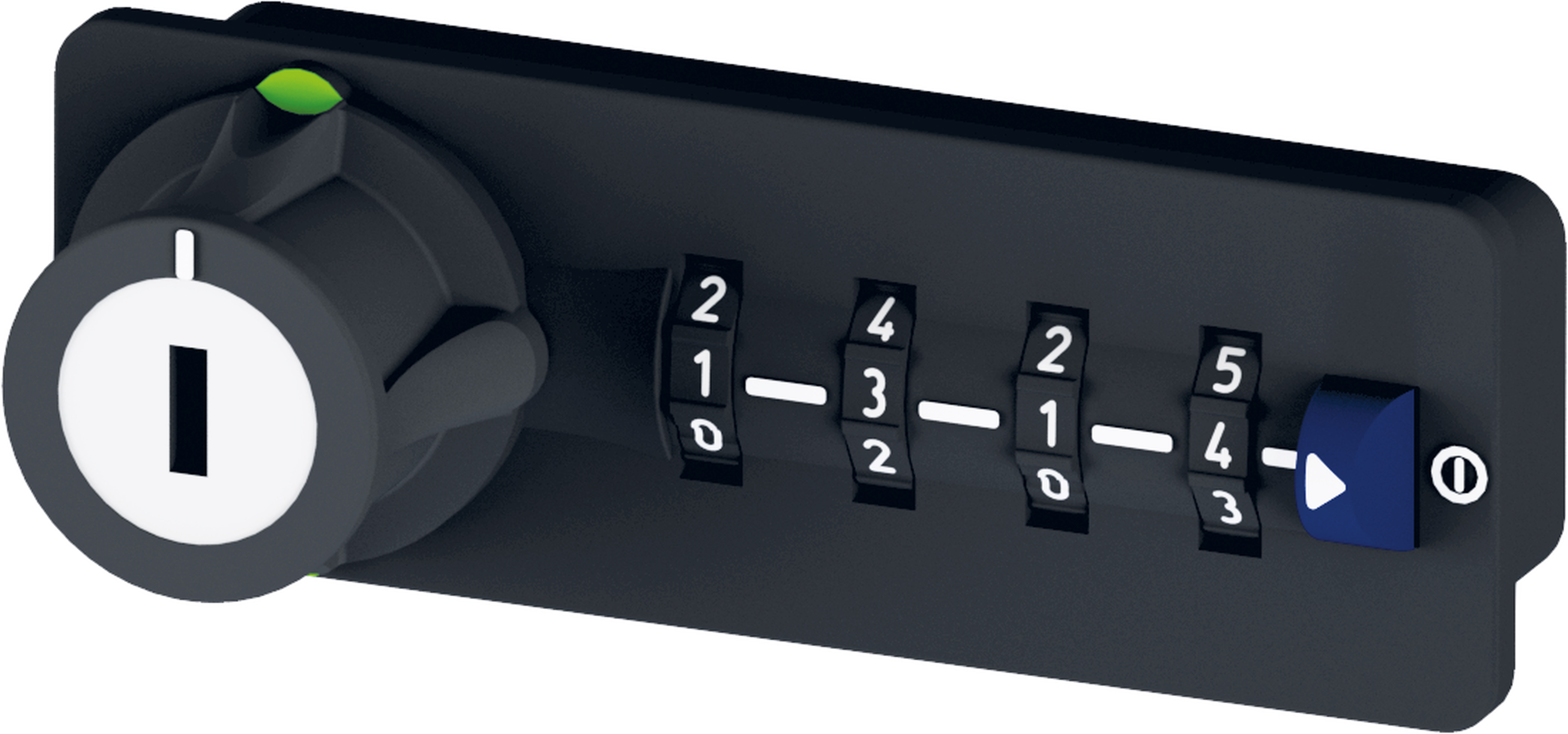 Lock Typ 62 - free code - horizontal, left