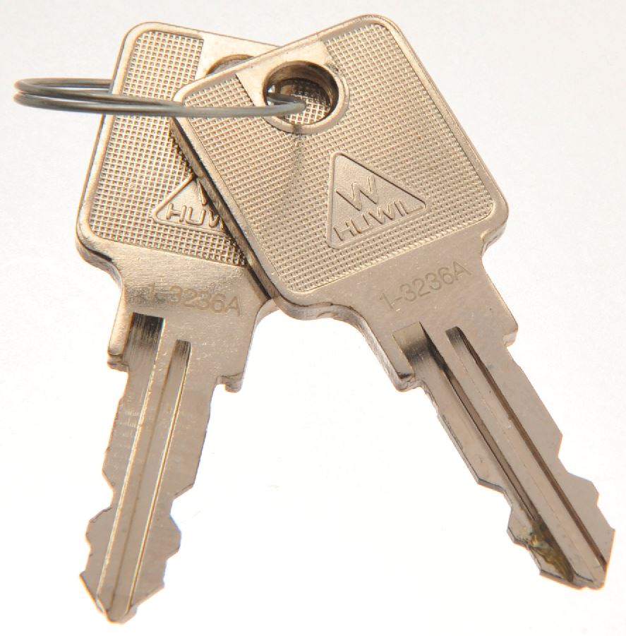 HUWIL Schlüssel 1550 - 3100-3199 - Schließung HUWIL 31XX